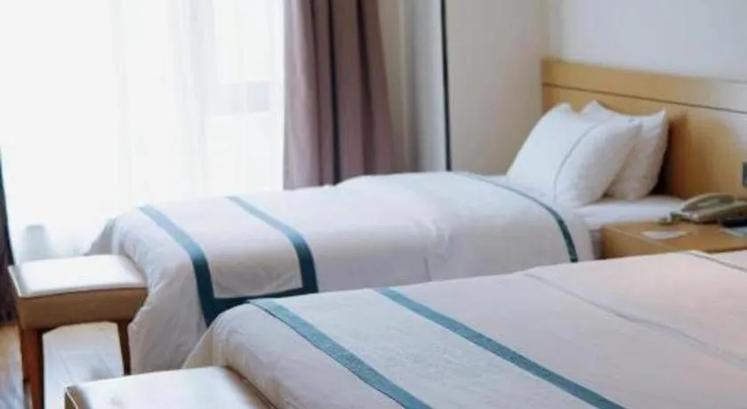 Bed in City Comfort Inn Zhanjiang Xuwen Port Wharf Passenger Station