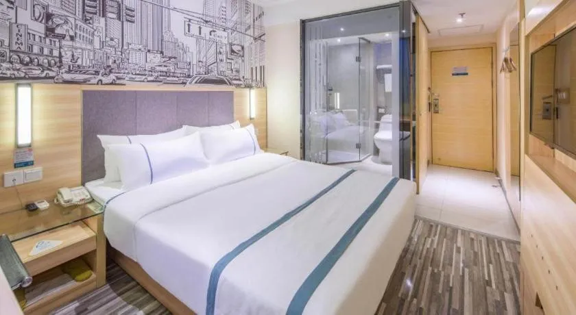 Bed in City Comfort Inn Liuzhou The Mixc Xijiang Road