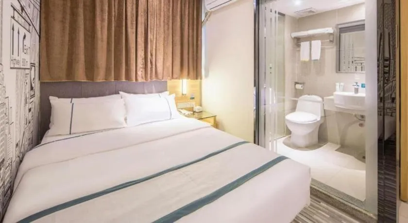 Bed in City Comfort Inn Liuzhou The Mixc Xijiang Road