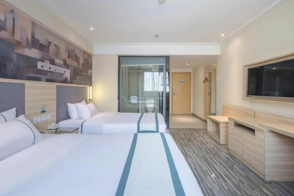 Bed in City Comfort Inn Liuzhou The Mixc Xijiang Road