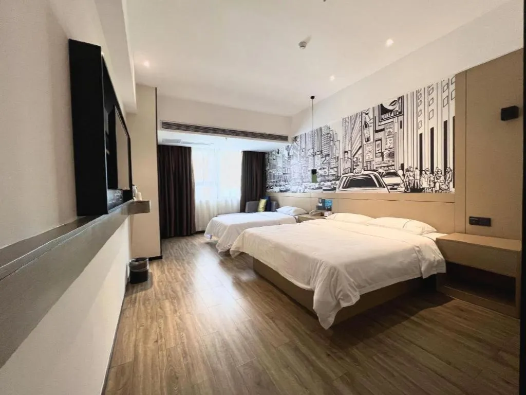 Bed in City Comfort Inn Chongqing Huangguan Dafuti