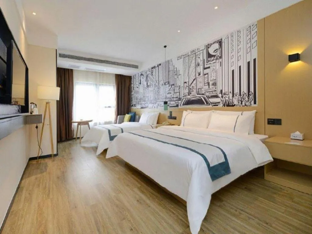 Bed in City Comfort Inn Chongqing Huangguan Dafuti