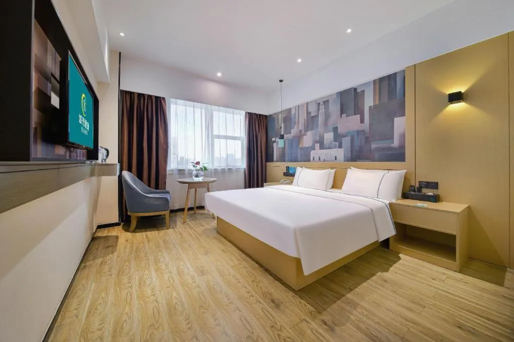 Bed in City Comfort Inn Chongqing Huangguan Dafuti