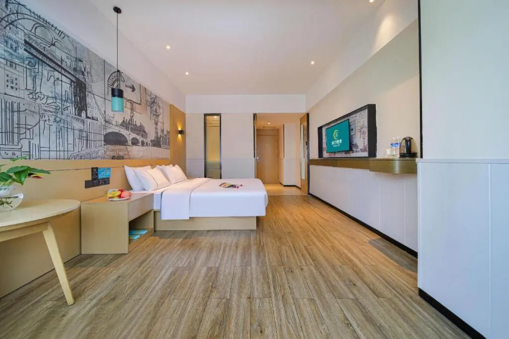 Bed in City Comfort Inn Chongqing Huangguan Dafuti