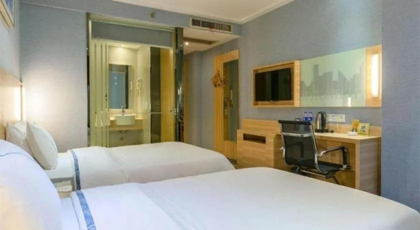 Bed in City Comfort Inn Fengcheng New District Municipal Government