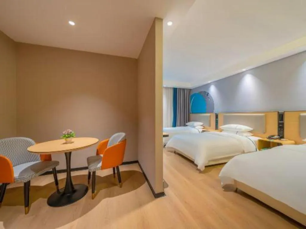 Bed in City Comfort Inn Guilin Qixing Park Guangxi Normal University