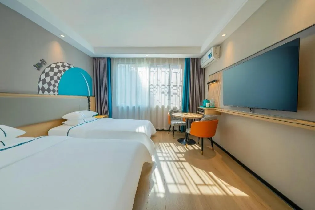 Bed in City Comfort Inn Guilin Qixing Park Guangxi Normal University