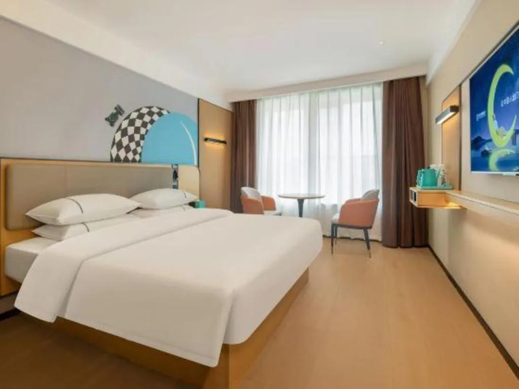 Bed in City Comfort Inn Guilin Qixing Park Guangxi Normal University