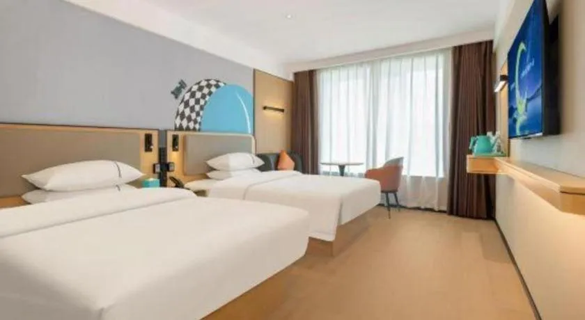 Bed in City Comfort Inn Guilin Qixing Park Guangxi Normal University