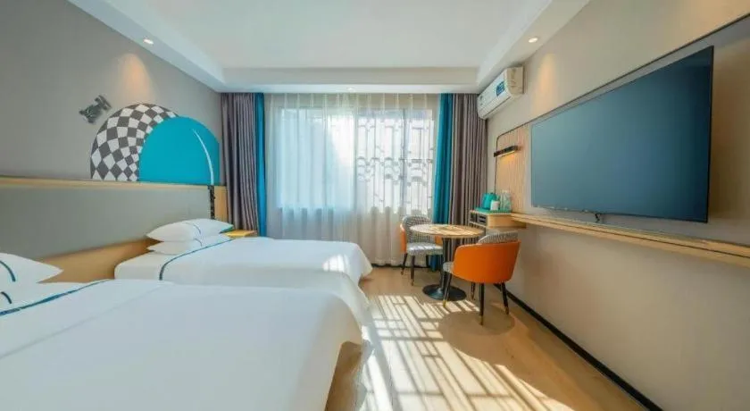 Bed in City Comfort Inn Guilin Qixing Park Guangxi Normal University