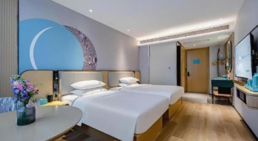 Bed in City Comfort Inn Guilin Qixing Park Guangxi Normal University