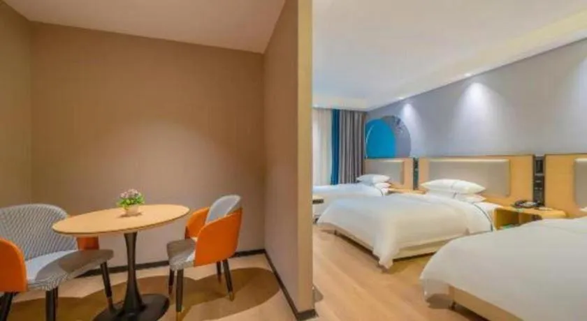 Bed in City Comfort Inn Guilin Qixing Park Guangxi Normal University