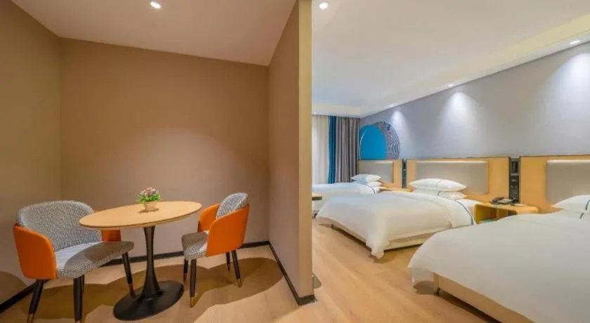 Bed in City Comfort Inn Guilin Qixing Park Guangxi Normal University