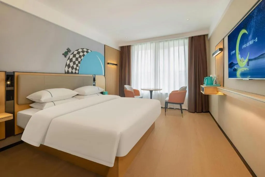 Bed in City Comfort Inn Guilin Qixing Park Guangxi Normal University