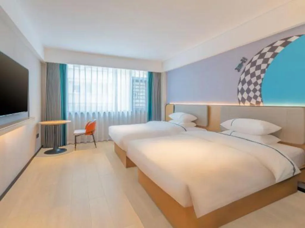 Bed in City Comfort Inn Guilin Qixing Park Guangxi Normal University