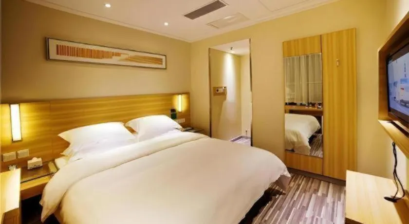 Bed in City Comfort Inn Wuhan Xinzhou Mo'er Cheng