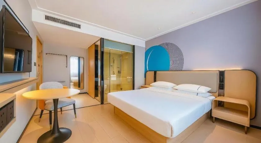 Bed in City Comfort Inn Guigang Pingnan Bus Station Jiangbin Park