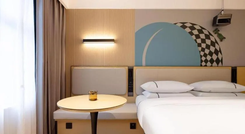 Bed in City Comfort Inn Guigang Pingnan Bus Station Jiangbin Park