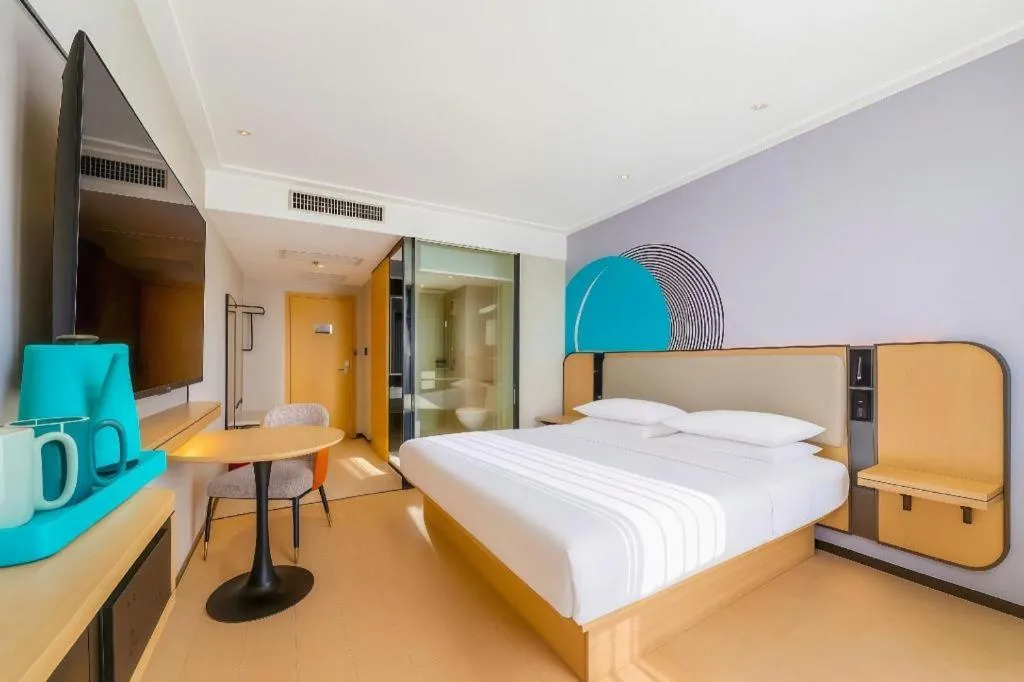 Bed in City Comfort Inn Guigang Pingnan Bus Station Jiangbin Park