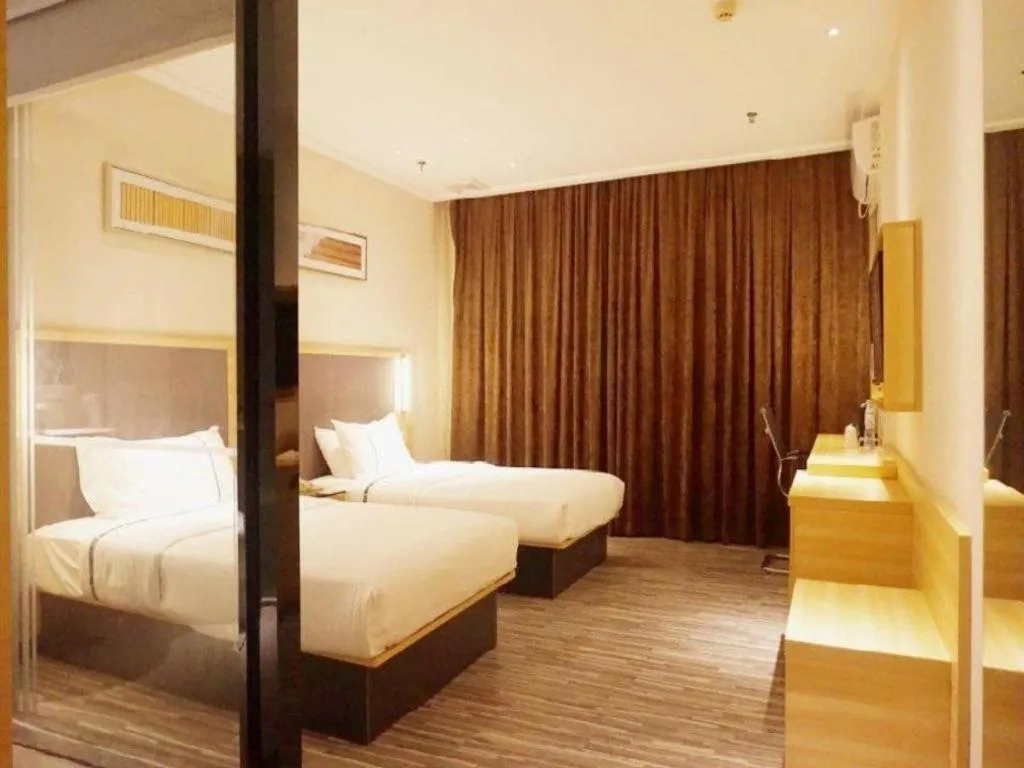 Bed in City Comfort Inn Zhanjiang Middle Renmin Avenue Dingsheng Square