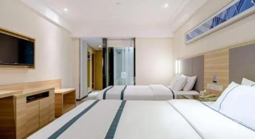 Bed in City Comfort Inn Wuzhou Arcade City Sanzongfu Bed in City Comfort Inn Wuzhou Arcade City Sanzongfu