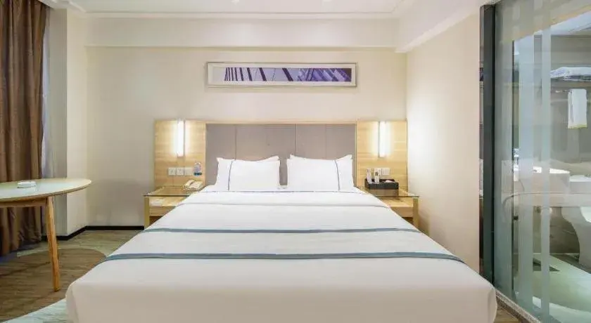Bed in City Comfort Inn Wuzhou Arcade City Sanzongfu Bed in City Comfort Inn Wuzhou Arcade City Sanzongfu