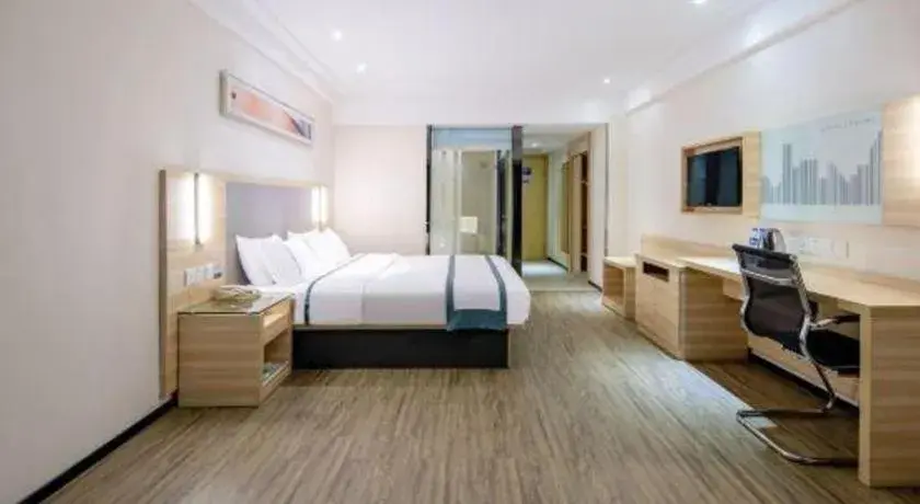 Bed in City Comfort Inn Wuzhou Arcade City Sanzongfu Bed in City Comfort Inn Wuzhou Arcade City Sanzongfu