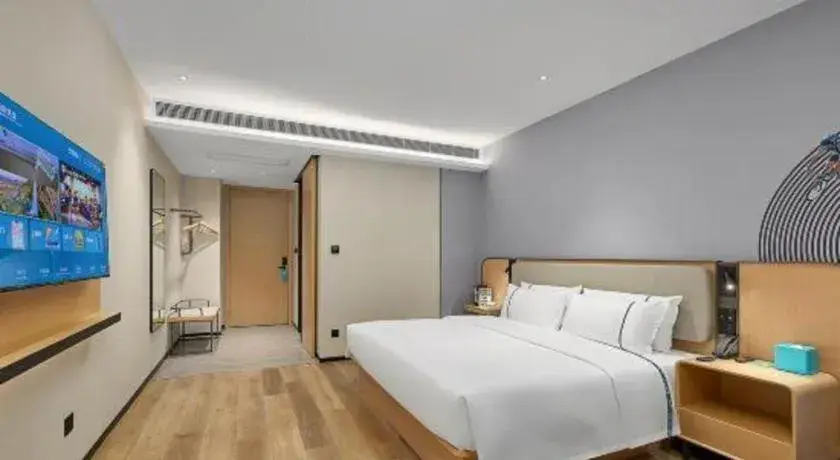 Bed in City Comfort Inn Xiaogan Xiaochang Huayuan Avenue Bed in City Comfort Inn Xiaogan Xiaochang Huayuan Avenue