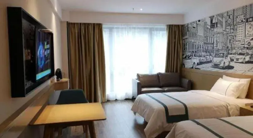 Bed in City Comfort Inn Zunyi Wuchuan Bed in City Comfort Inn Zunyi Wuchuan