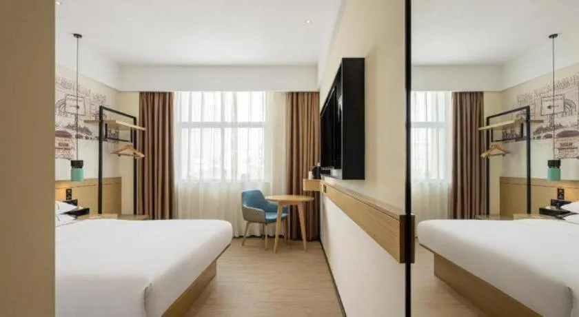 Bed in City Comfort Inn Zunyi Wuchuan