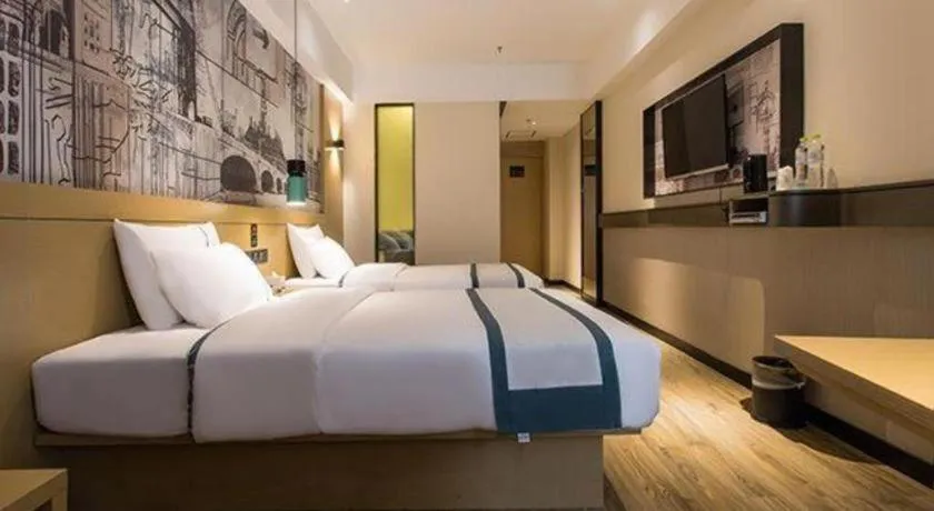 Bed in City Comfort Inn Nanning Shuangyong Road Guangxi Medical University