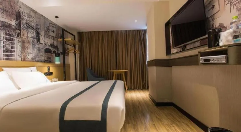 Bed in City Comfort Inn Nanning Shuangyong Road Guangxi Medical University