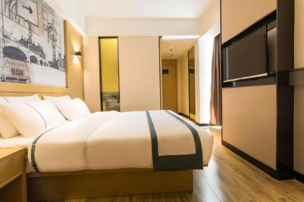 Bed in City Comfort Inn Nanning Shuangyong Road Guangxi Medical University