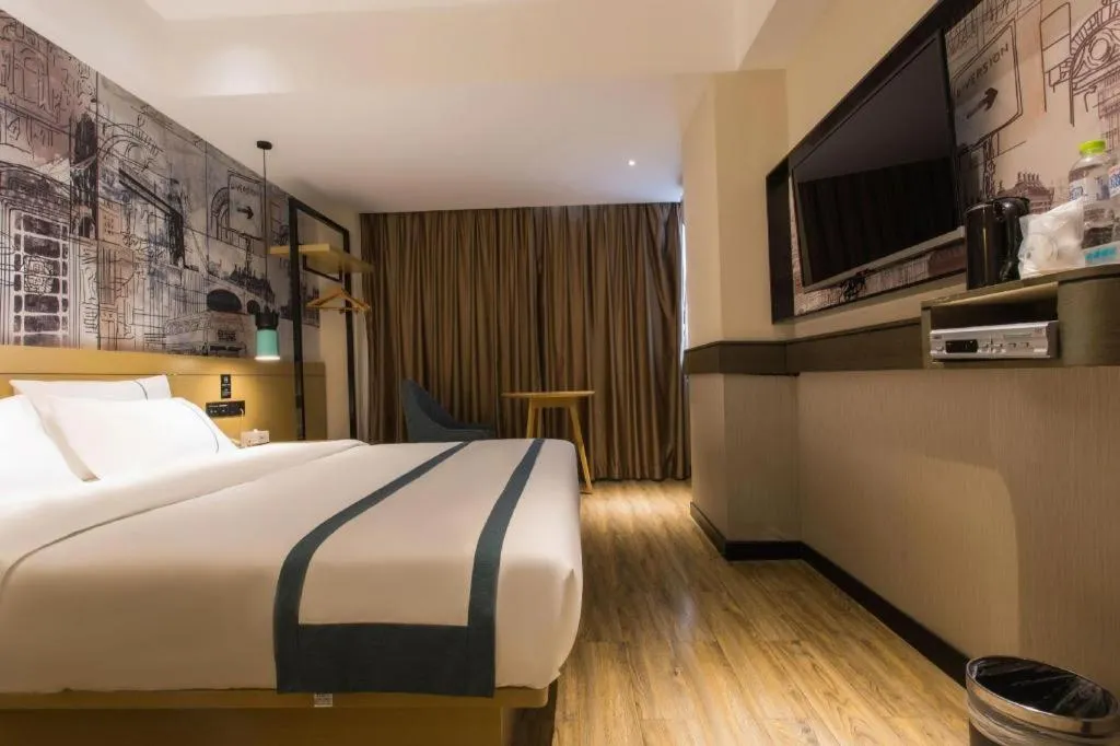 Bed in City Comfort Inn Nanning Shuangyong Road Guangxi Medical University