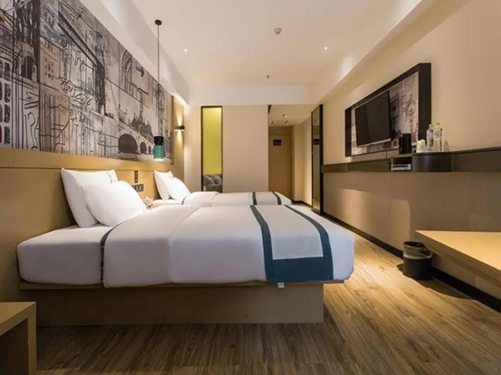 Bed in City Comfort Inn Nanning Shuangyong Road Guangxi Medical University