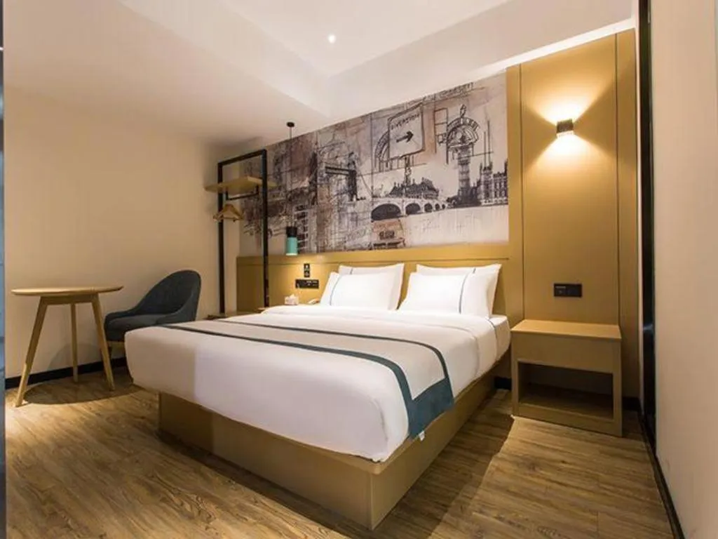 Bed in City Comfort Inn Nanning Shuangyong Road Guangxi Medical University