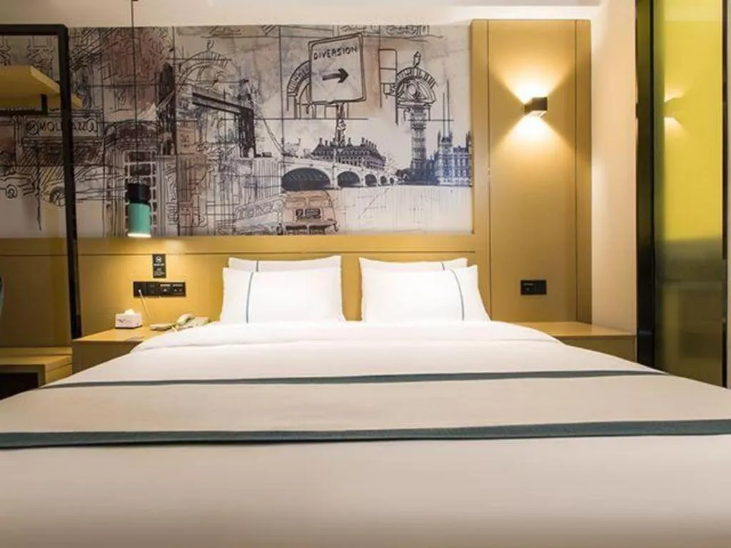 Bed in City Comfort Inn Nanning Shuangyong Road Guangxi Medical University