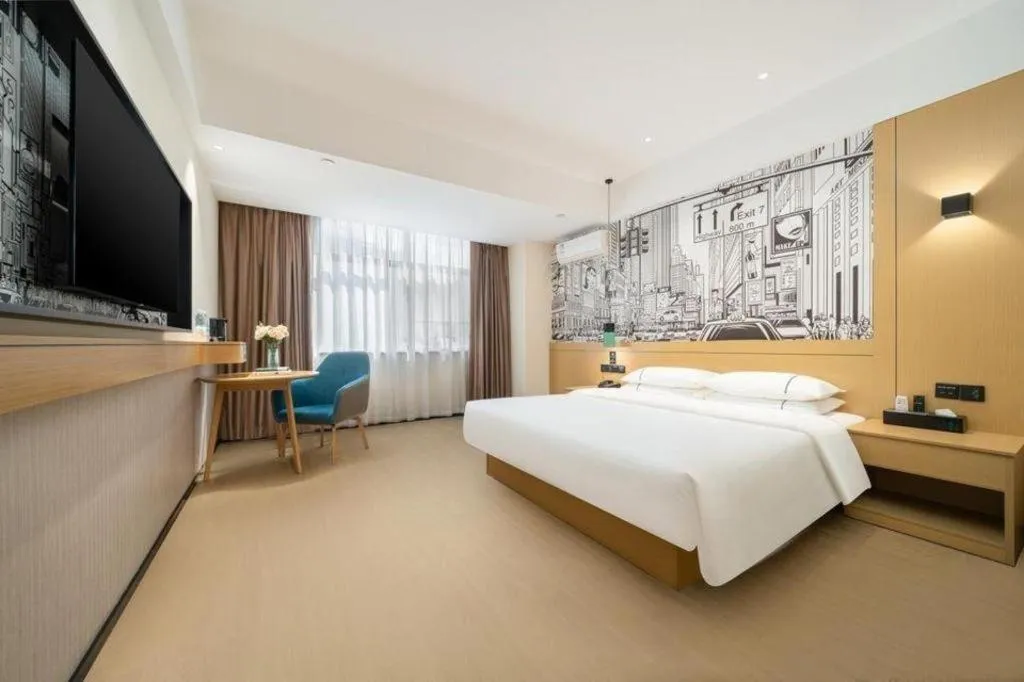 Bed in City Comfort Inn Nanning Shuangyong Road Guangxi Medical University