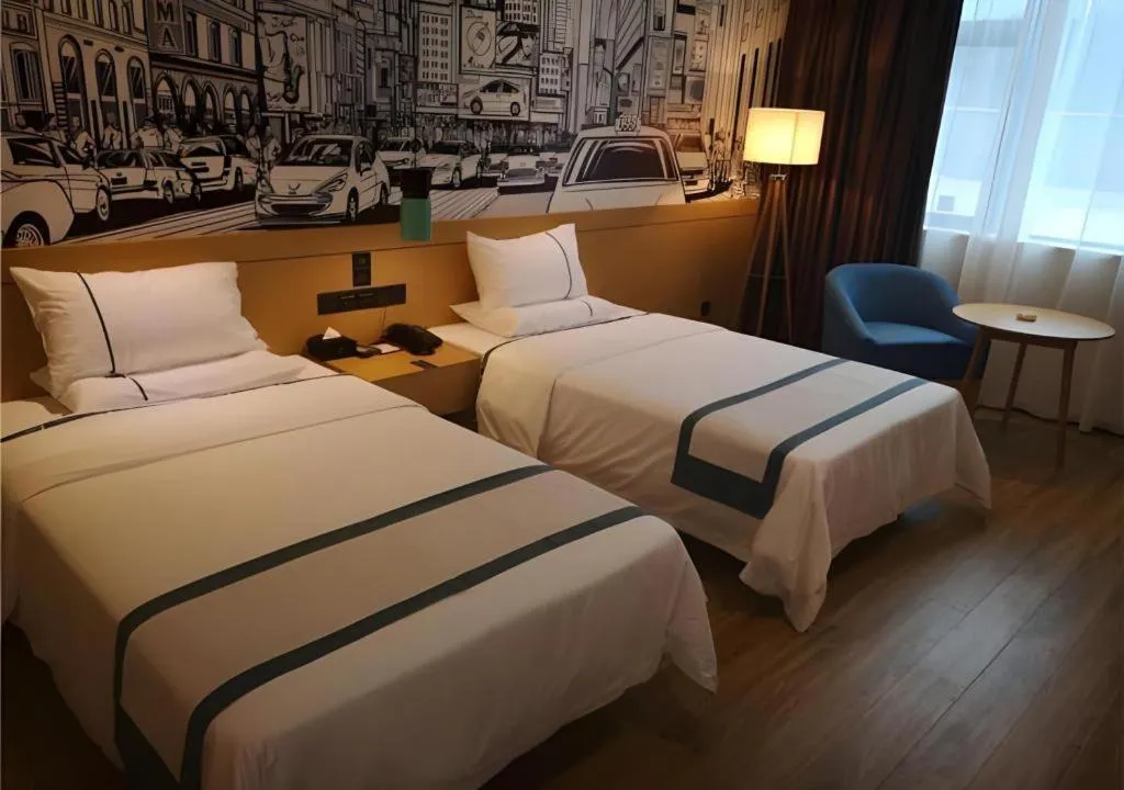 Bed in City Comfort Inn Mianyang Southwest University Of Science And Technology