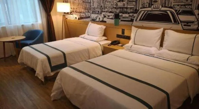 Bed in City Comfort Inn Mianyang Southwest University Of Science And Technology