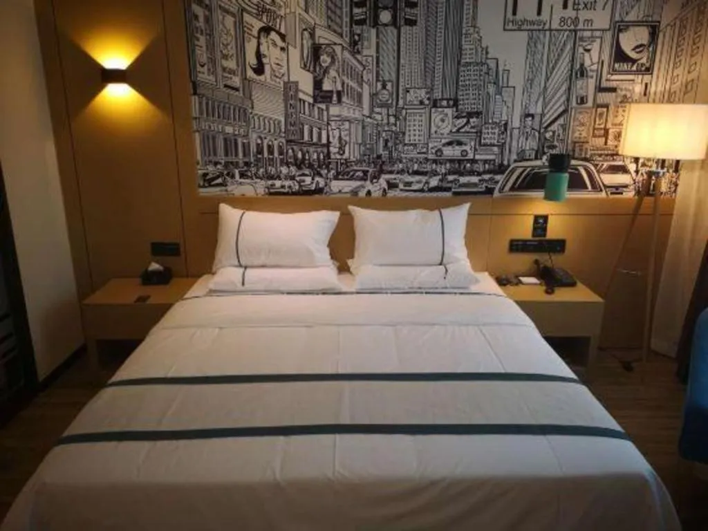 Bed in City Comfort Inn Mianyang Southwest University Of Science And Technology