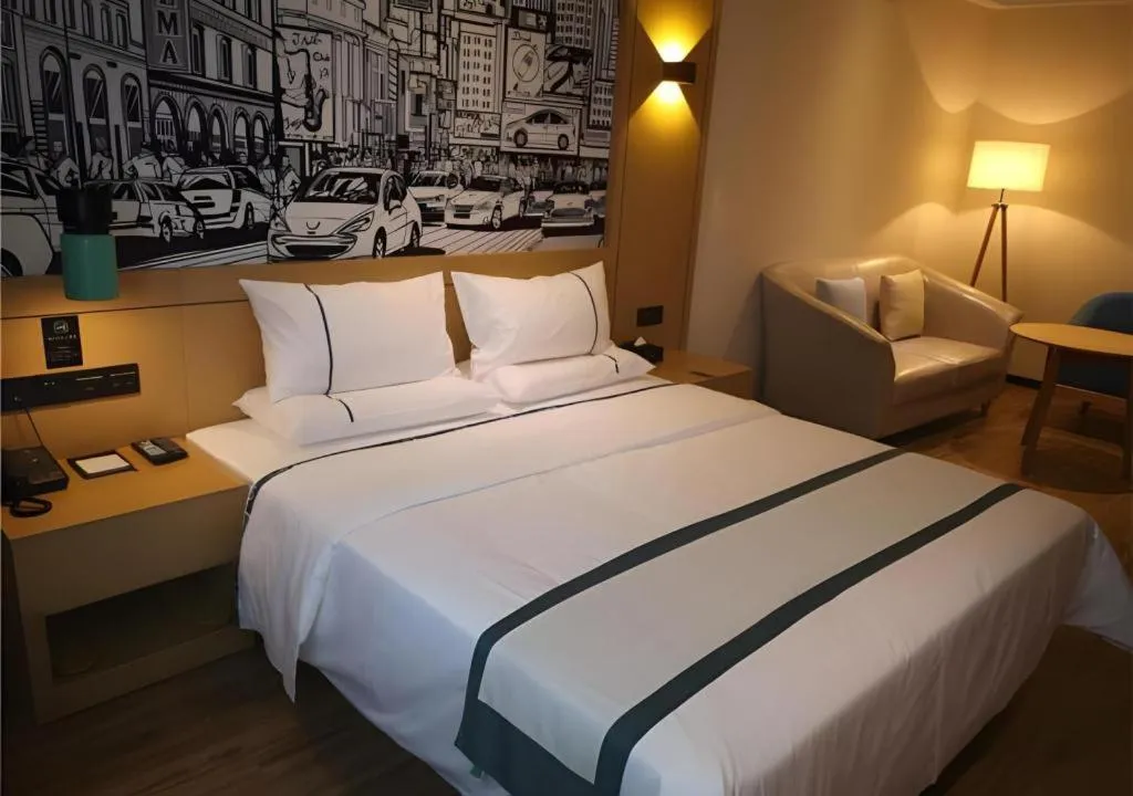 Bed in City Comfort Inn Mianyang Southwest University Of Science And Technology