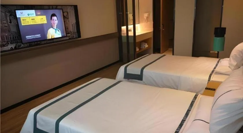 Bed in City Comfort Inn Mianyang Southwest University Of Science And Technology