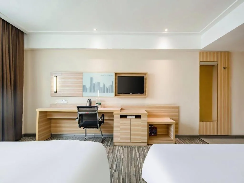 Bed in City Comfort Inn Baise Xilin Time Square