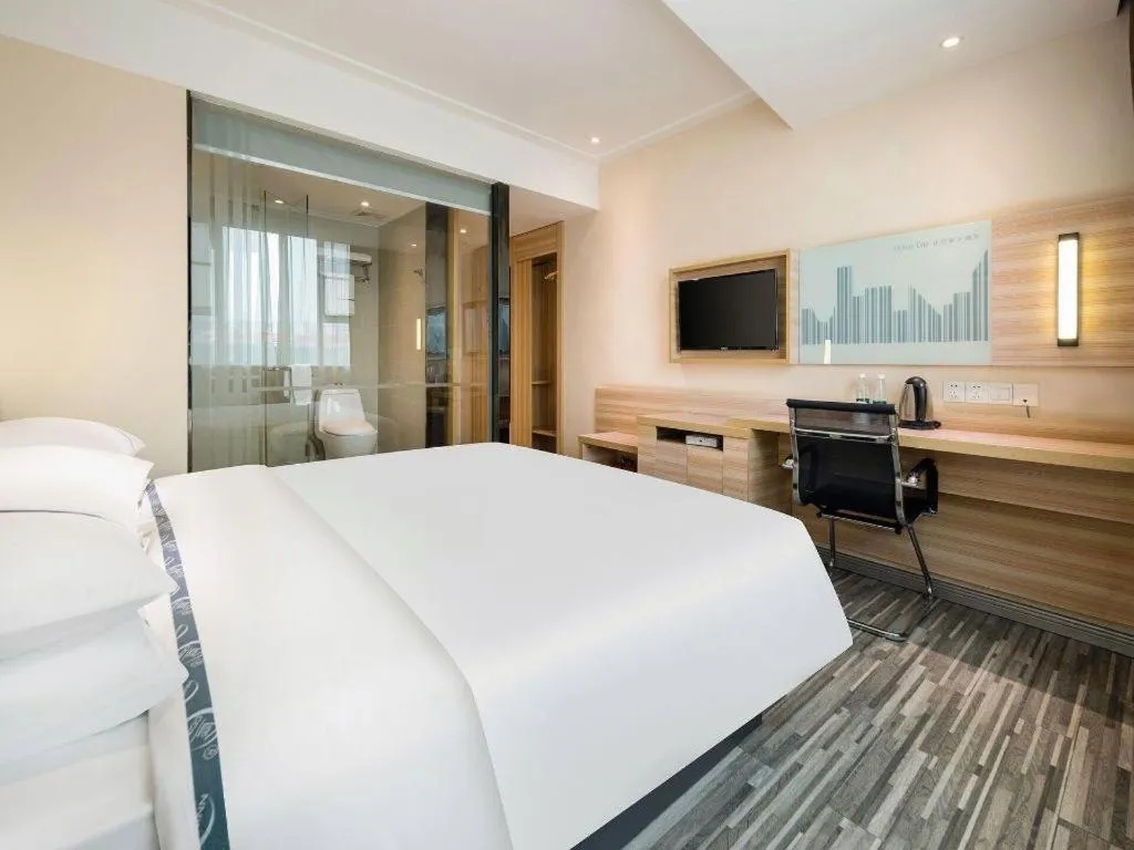 Bed in City Comfort Inn Baise Xilin Time Square