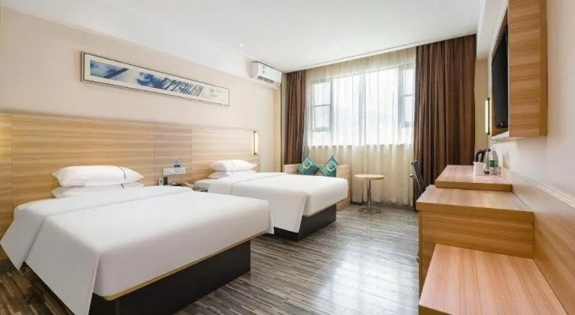 Bed in City Comfort Inn Baise Xilin Time Square