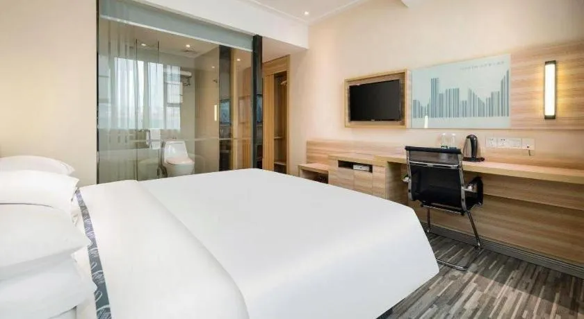 Bed in City Comfort Inn Baise Xilin Time Square