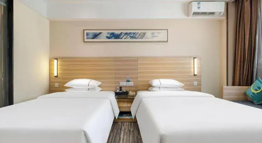 Bed in City Comfort Inn Baise Xilin Time Square Bed in City Comfort Inn Baise Xilin Time Square