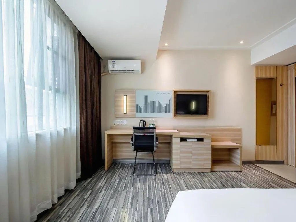 Bed in City Comfort Inn Baise Xilin Time Square