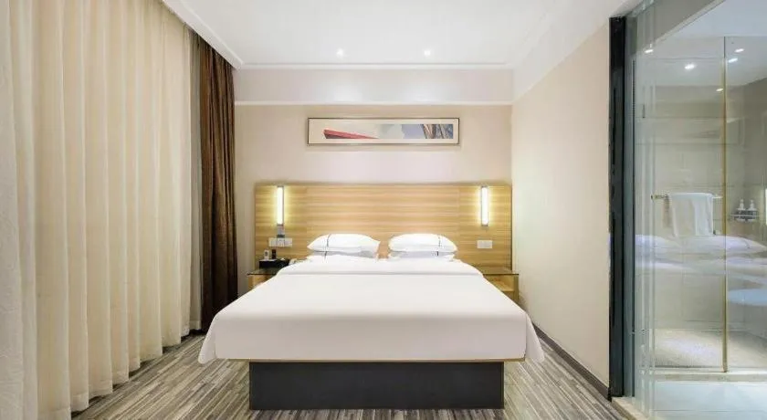 Bed in City Comfort Inn Baise Xilin Time Square